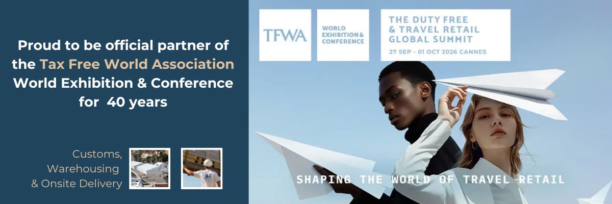 Logistics for the 2026 TFWA WE&C (“Tax Free”) in Cannes